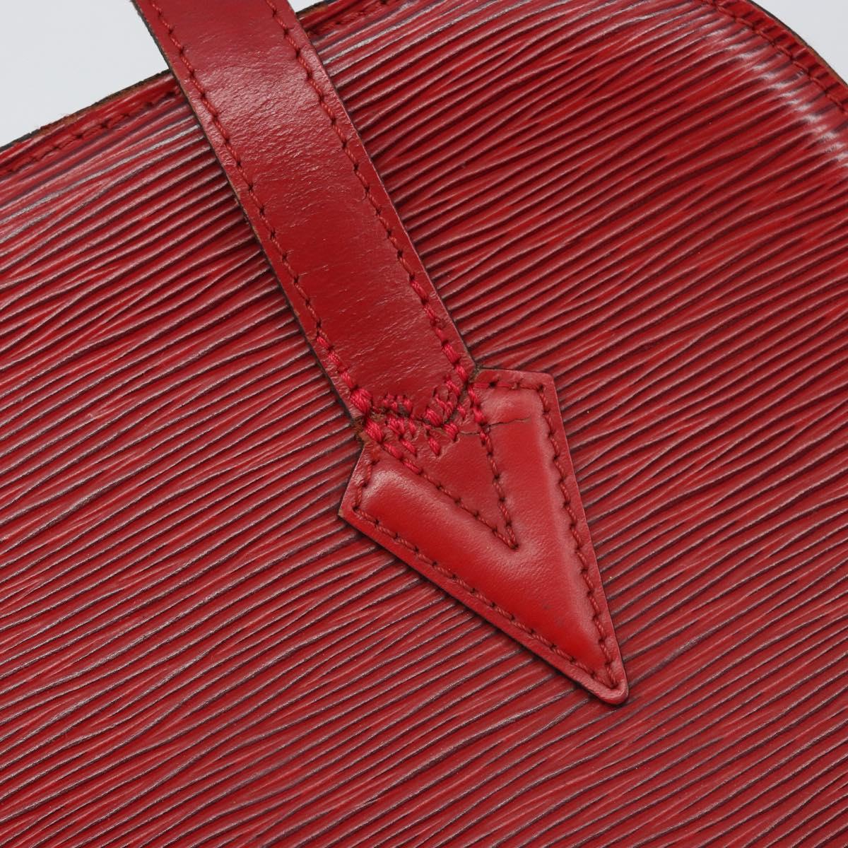 LOUIS VUITTON Epi Lussac Shoulder Bag Red M52287 LV Auth BA6137