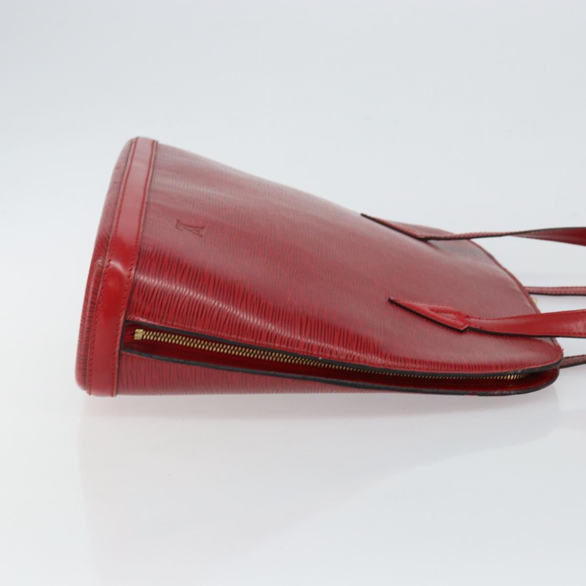 LOUIS VUITTON Epi Lussac Shoulder Bag Red M52287 LV Auth BA6137