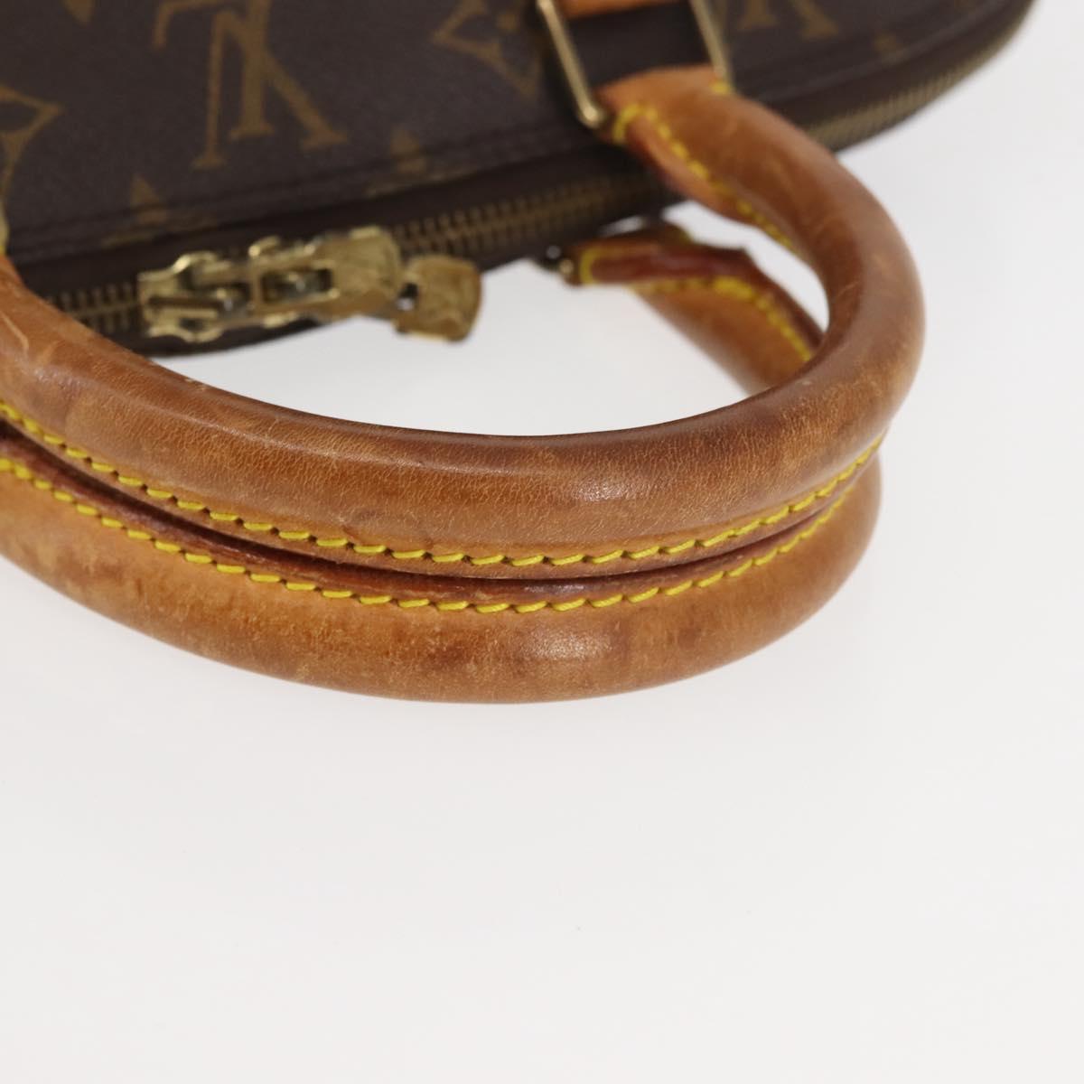 LOUIS VUITTON Monogram Alma Hand Bag M51130 LV Auth BA6141