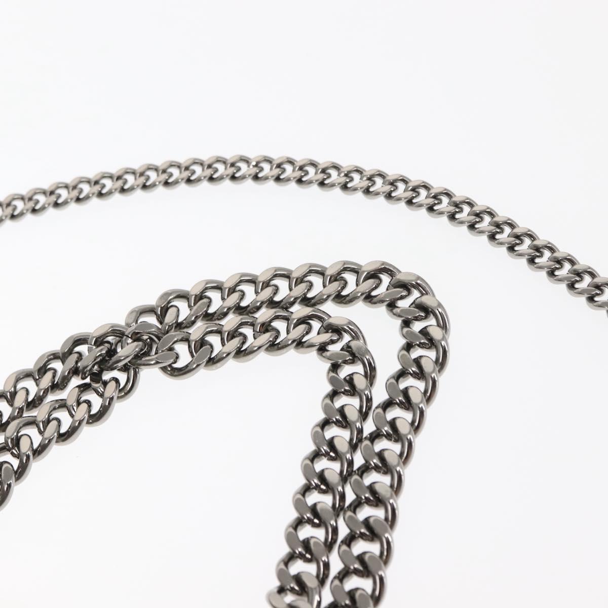 Stella MacCartney Falabella Chain Bag Suede Gray Silver 371223 Auth BA6154