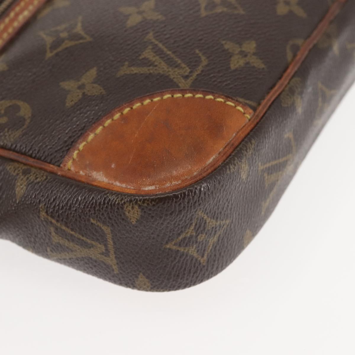 LOUIS VUITTON Monogram Marly Dragonne GM Clutch Bag M51825 LV Auth BA6162