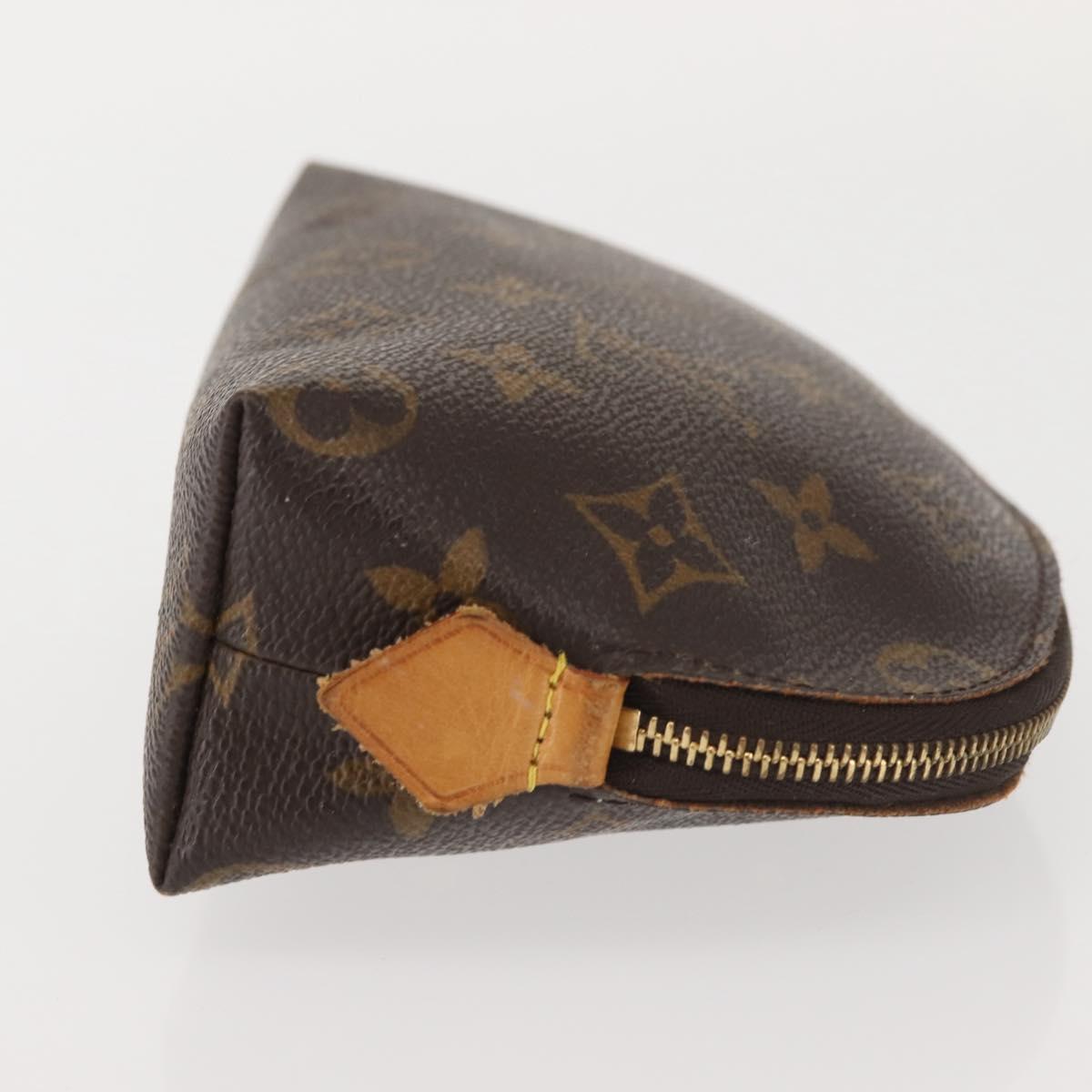 LOUIS VUITTON Monogram Pochette Cosmetic PM Pouch M43998 LV Auth BA6165