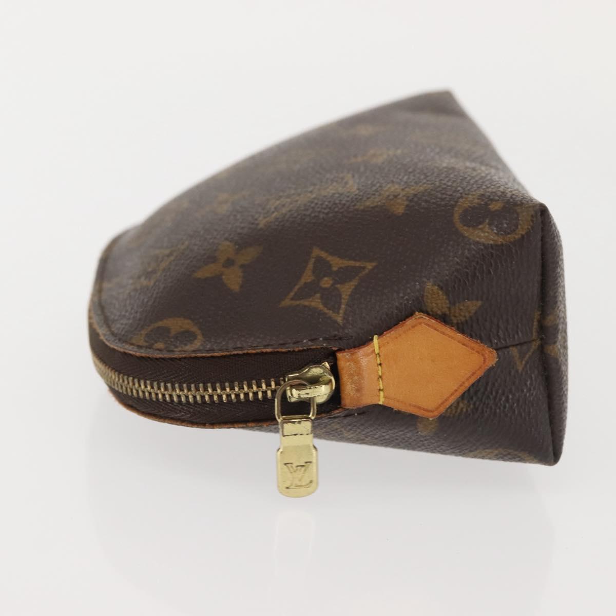 LOUIS VUITTON Monogram Pochette Cosmetic PM Pouch M43998 LV Auth BA6165