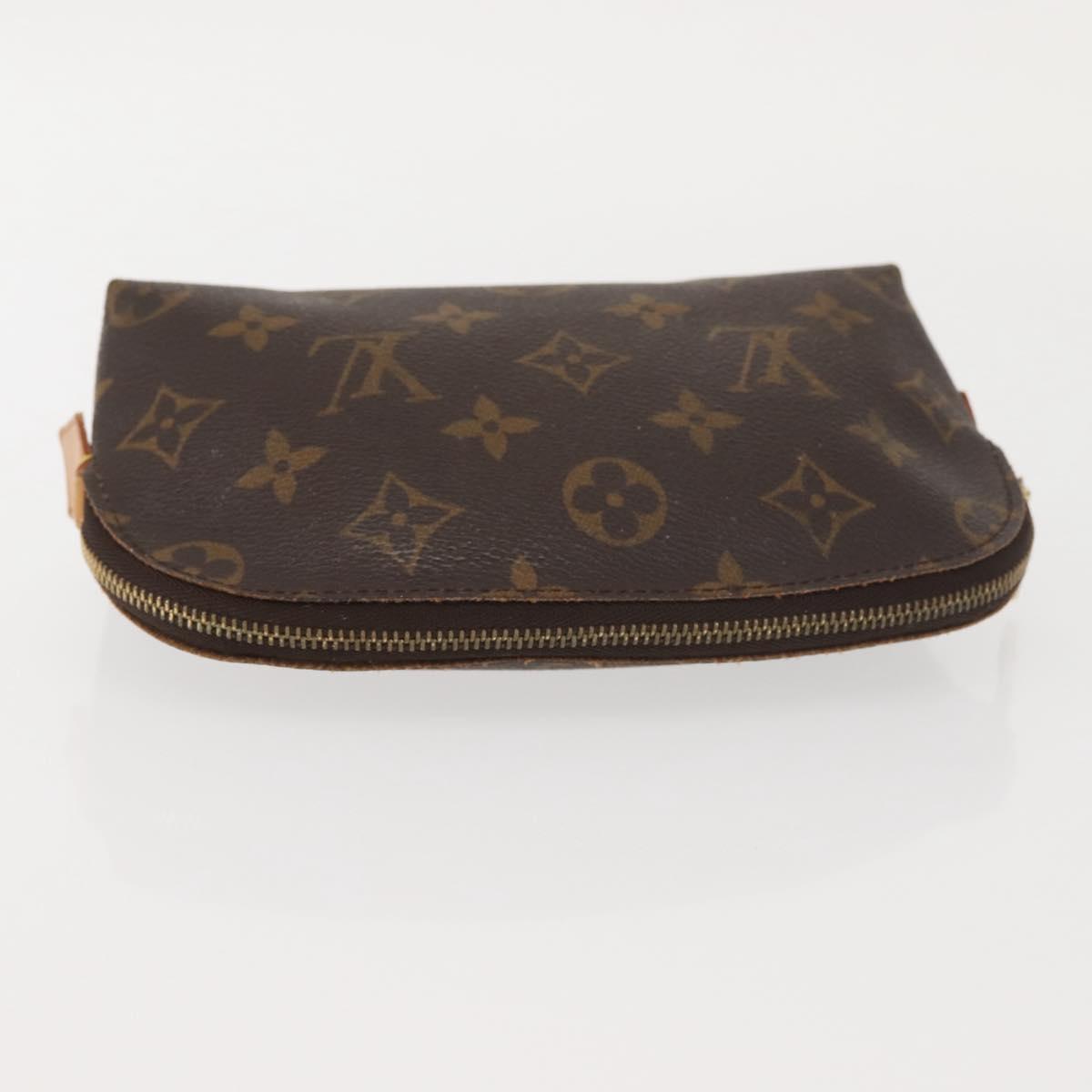 LOUIS VUITTON Monogram Pochette Cosmetic PM Pouch M43998 LV Auth BA6165