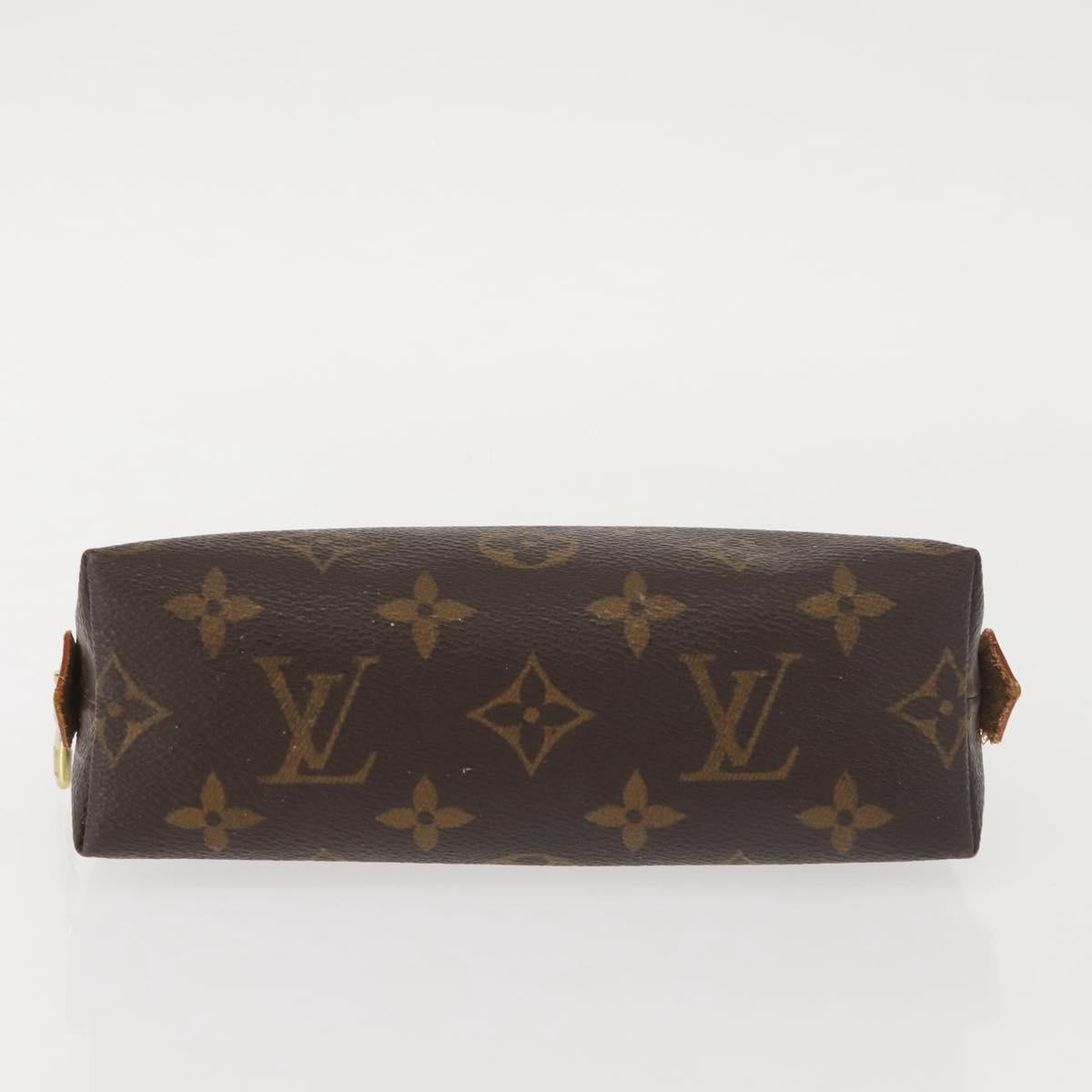 LOUIS VUITTON Monogram Pochette Cosmetic PM Pouch M43998 LV Auth BA6165