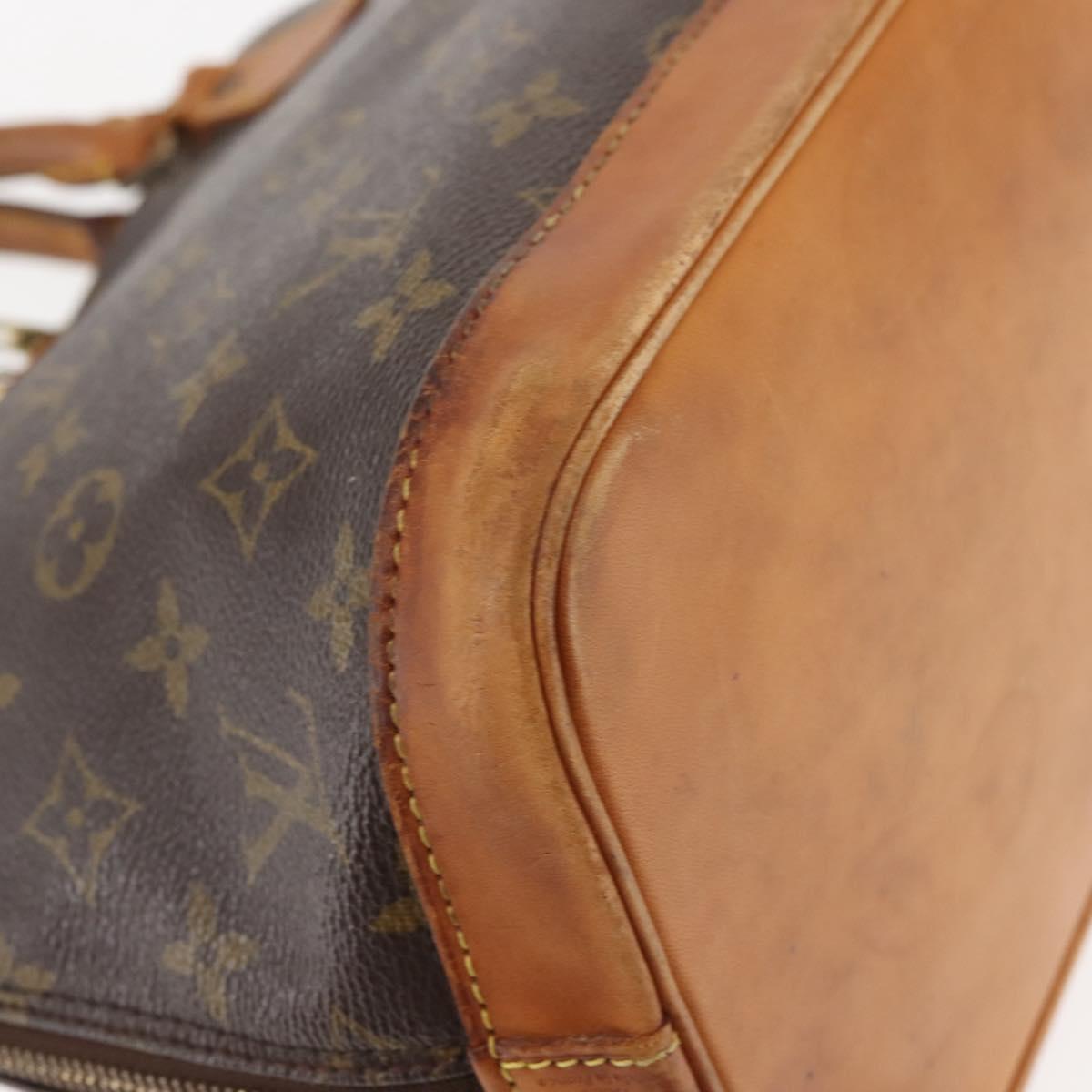 LOUIS VUITTON Monogram Alma Hand Bag M51130 LV Auth BA6178