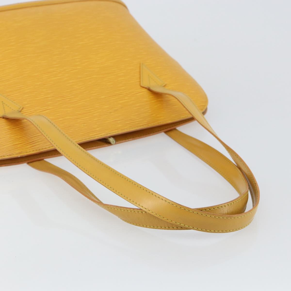 LOUIS VUITTON Epi Lussac Shoulder Bag Yellow M52289 LV Auth BA6181