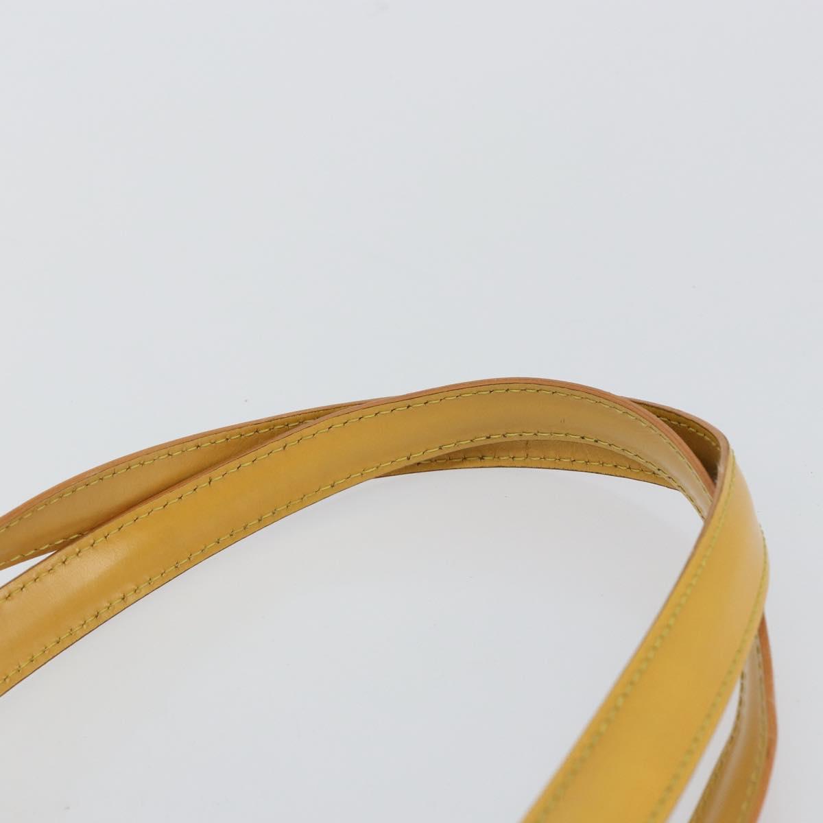 LOUIS VUITTON Epi Lussac Shoulder Bag Yellow M52289 LV Auth BA6181