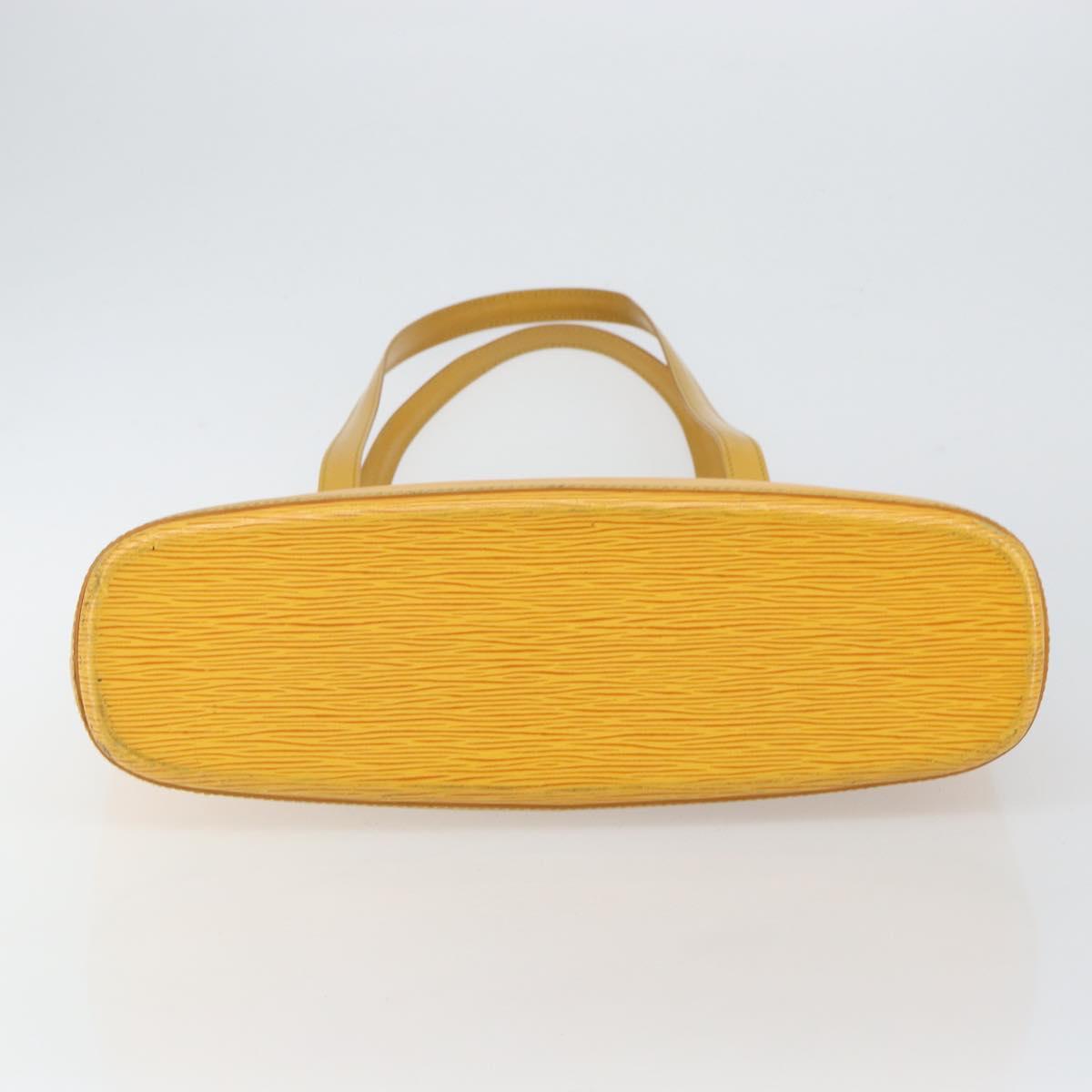 LOUIS VUITTON Epi Lussac Shoulder Bag Yellow M52289 LV Auth BA6181