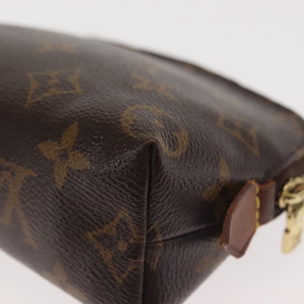 LOUIS VUITTON Monogram Pochette Cosmetic PM Pouch M43998 LV Auth BA6195