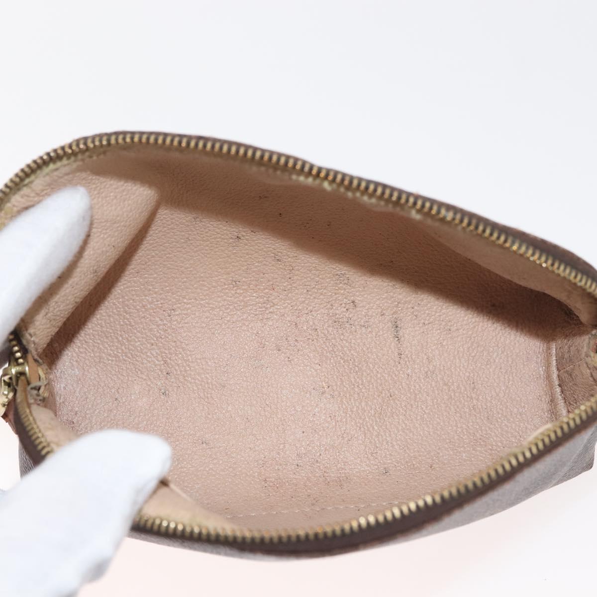 LOUIS VUITTON Monogram Pochette Cosmetic PM Pouch M43998 LV Auth BA6195