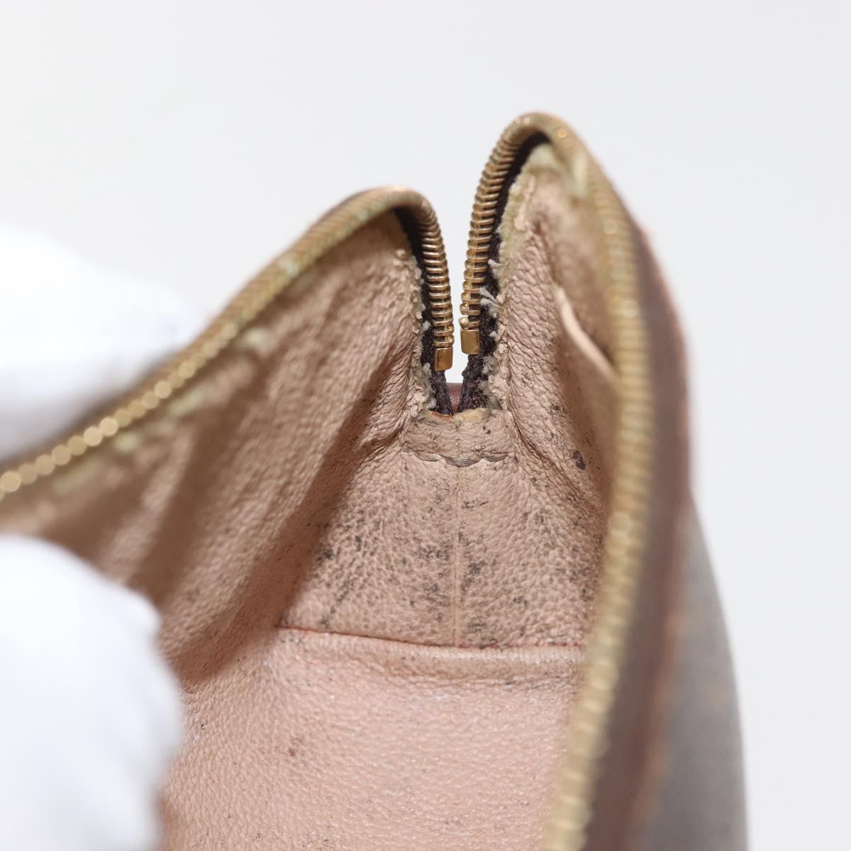 LOUIS VUITTON Monogram Pochette Cosmetic PM Pouch M43998 LV Auth BA6195