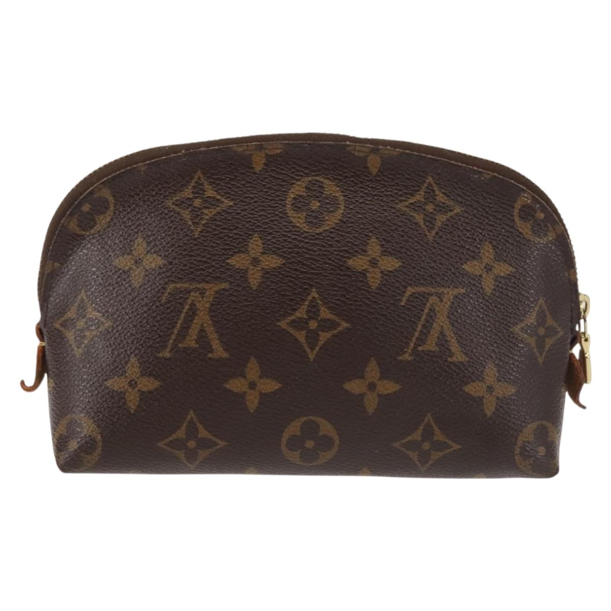 LOUIS VUITTON Monogram Pochette Cosmetic PM Pouch M43998 LV Auth BA6195