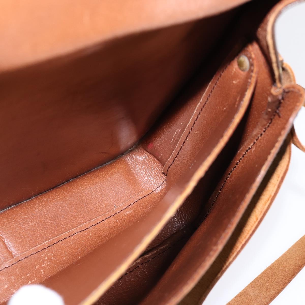 LOUIS VUITTON Monogram Cartouchiere GM Shoulder Bag M51252 LV Auth BA6215