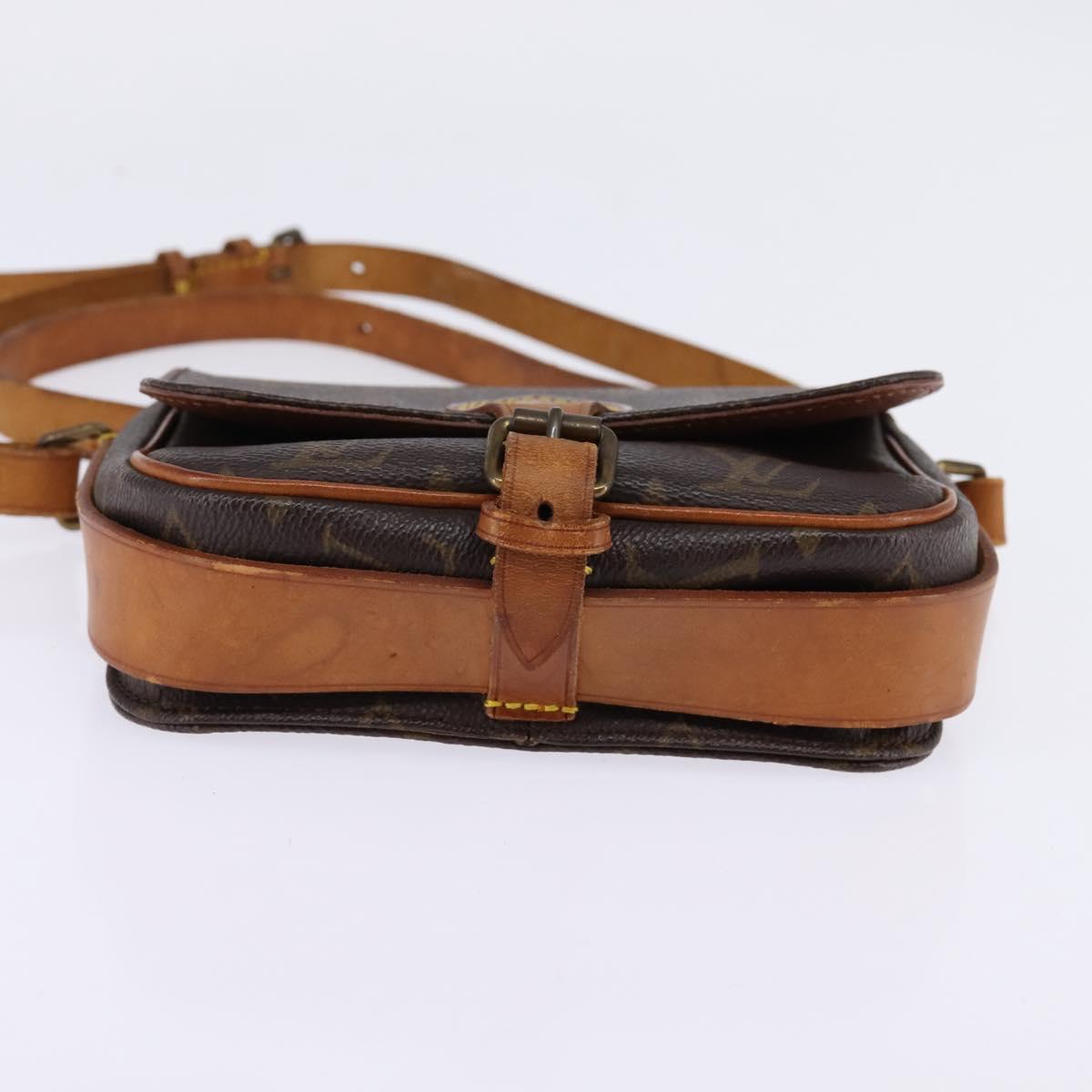 LOUIS VUITTON Monogram Cartouchiere PM Shoulder Bag M51254 LV Auth BA6217