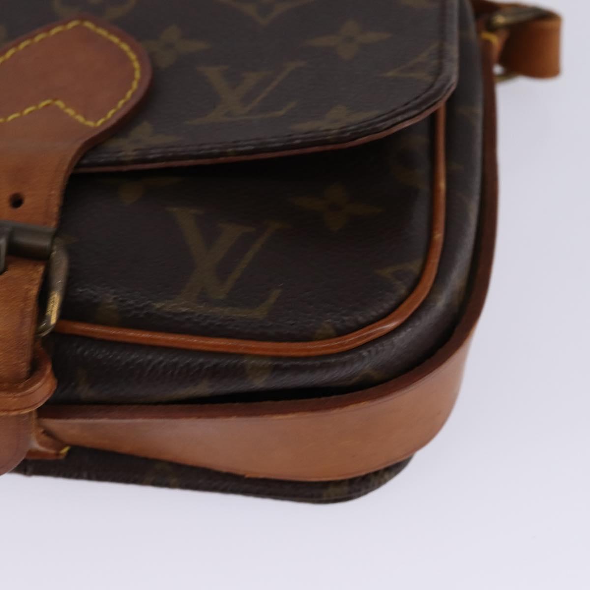 LOUIS VUITTON Monogram Cartouchiere PM Shoulder Bag M51254 LV Auth BA6217