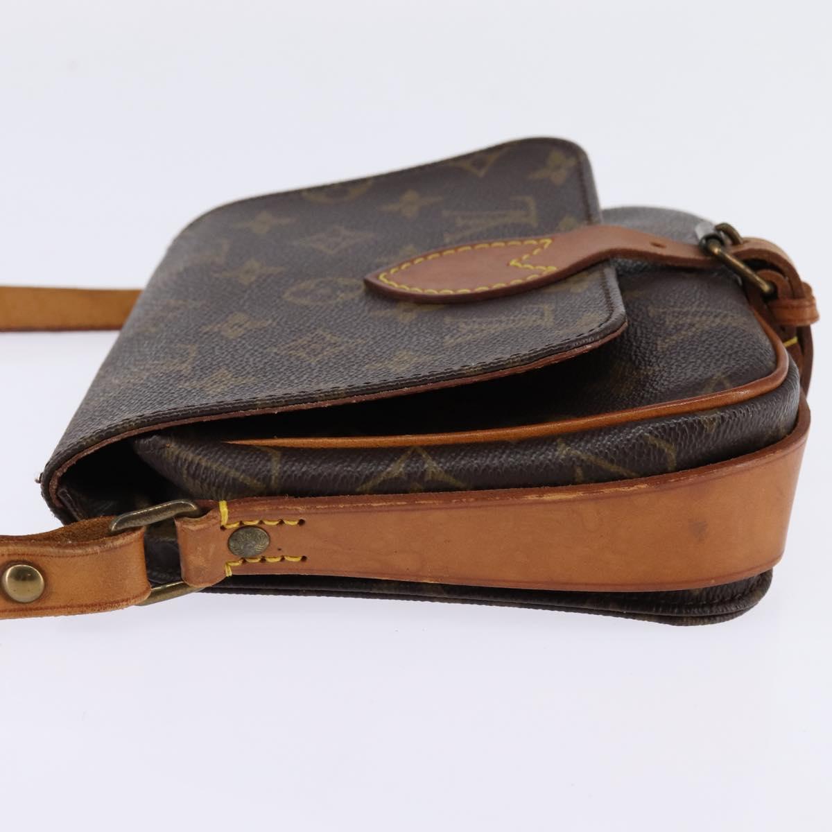 LOUIS VUITTON Monogram Cartouchiere PM Shoulder Bag M51254 LV Auth BA6217