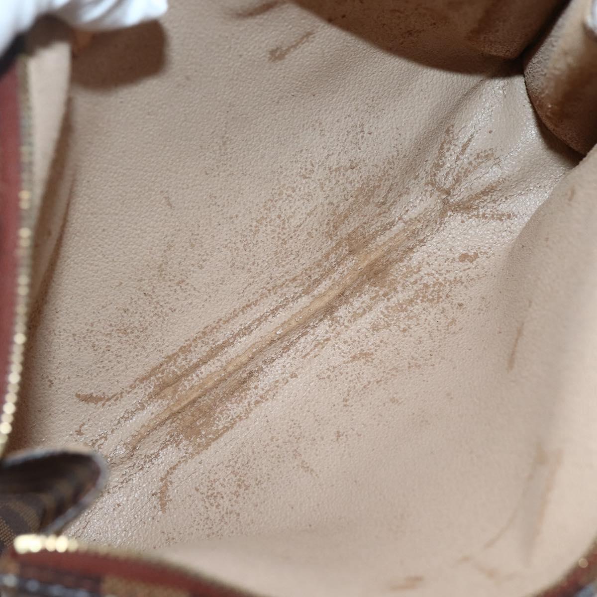 LOUIS VUITTON Damier Ebene Poche Toilette 26 Pouch N47543 LV Auth BA6219