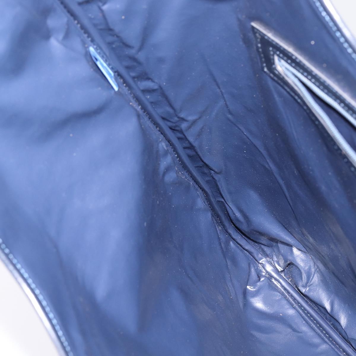 CELINE C Sulky Hand Bag Canvas Navy Auth BA6229