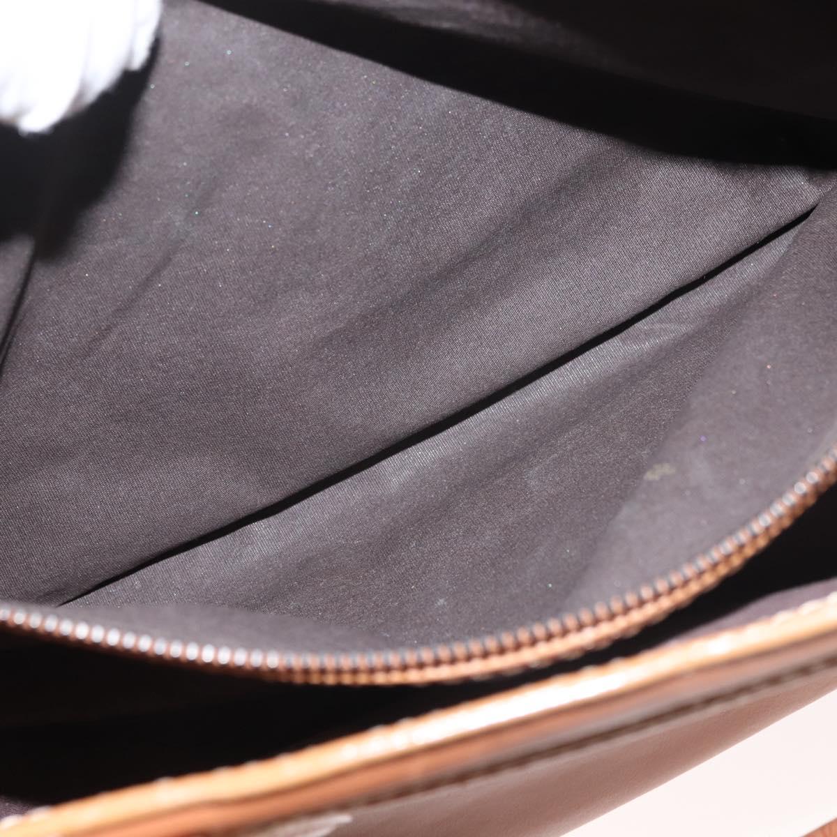 CELINE Boogie bag Hand Bag Leather Brown Auth BA6238