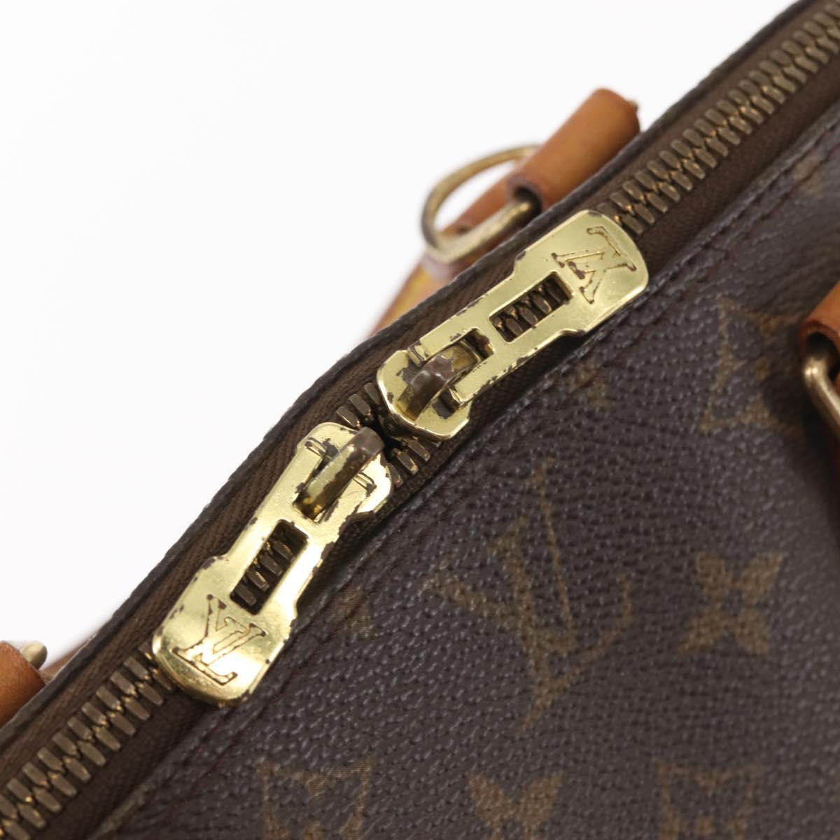 LOUIS VUITTON Monogram Alma Hand Bag M51130 LV Auth BA6248