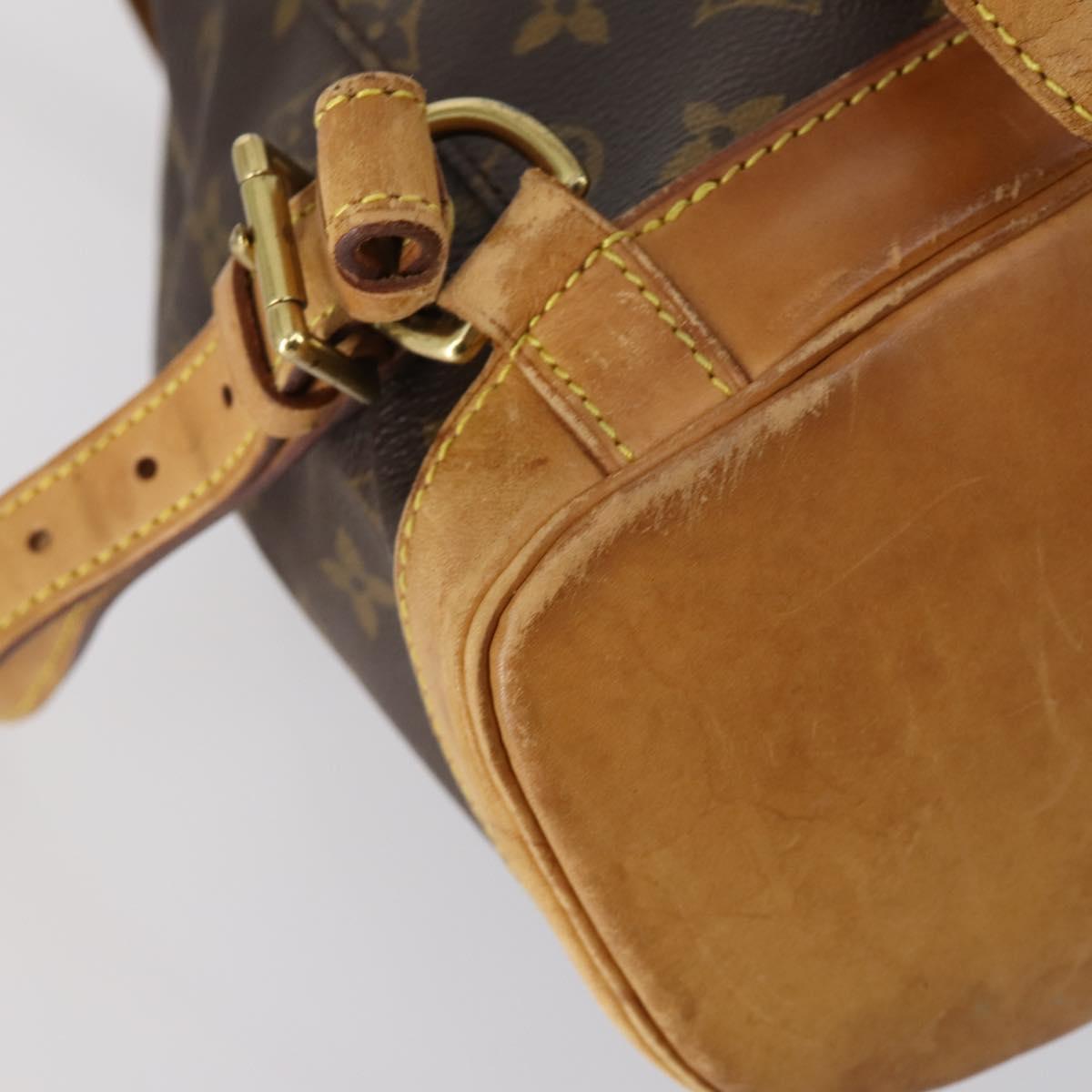 LOUIS VUITTON Monogram Montsouris MM Backpack M51136 LV Auth BA6252