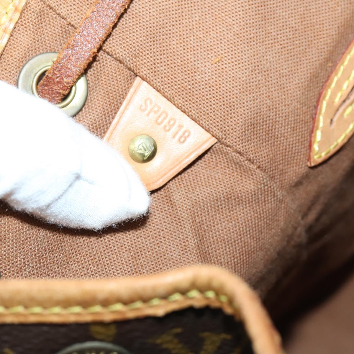 LOUIS VUITTON Monogram Montsouris MM Backpack M51136 LV Auth BA6252