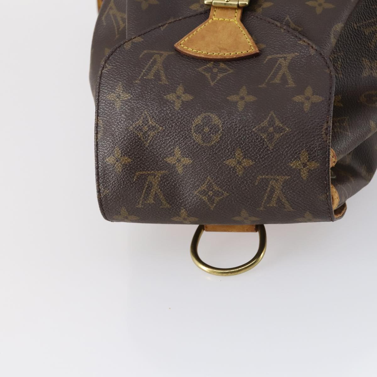 LOUIS VUITTON Monogram Montsouris MM Backpack M51136 LV Auth BA6252