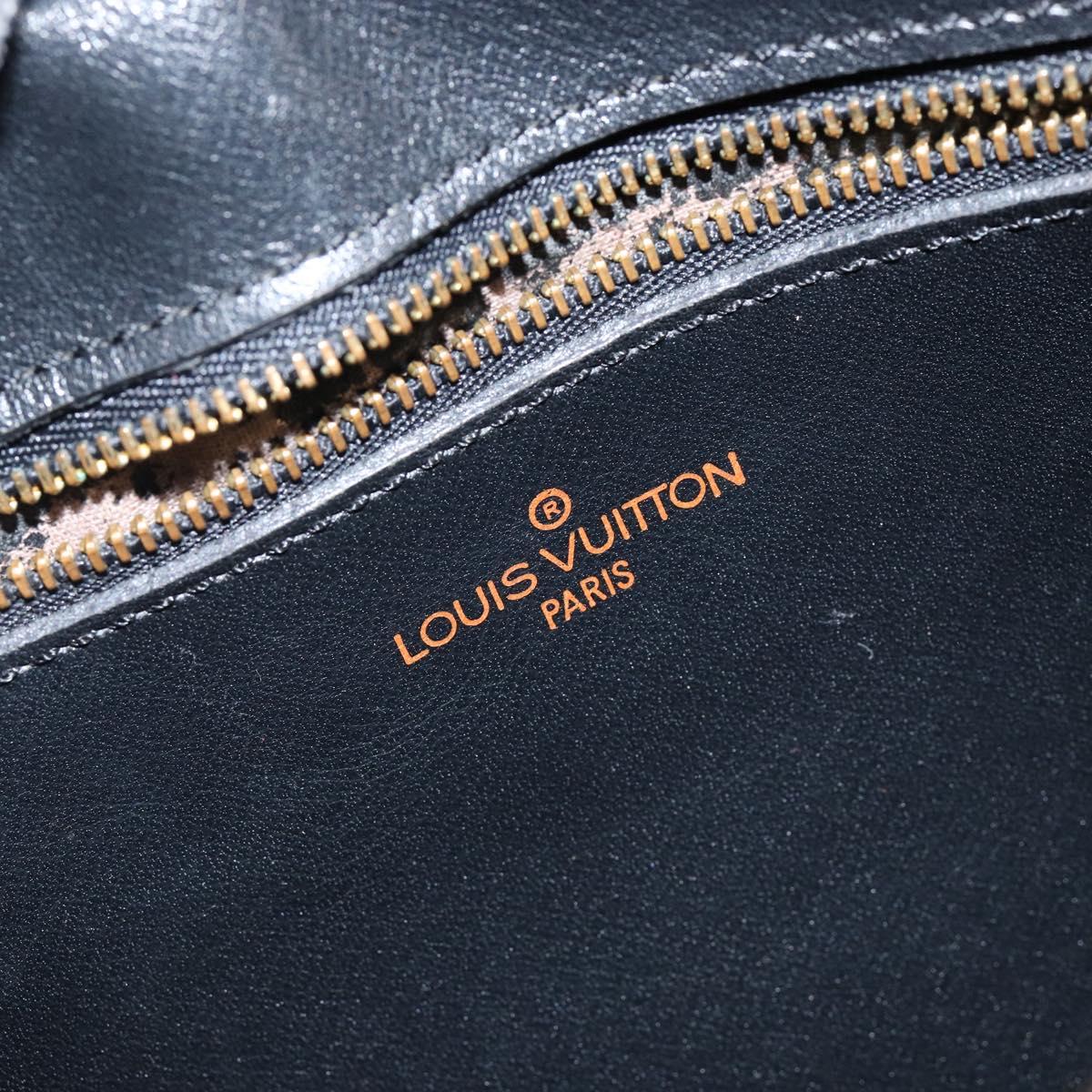 LOUIS VUITTON Epi Jeune Fille MM Shoulder Bag Black M52152 LV Auth BA6258