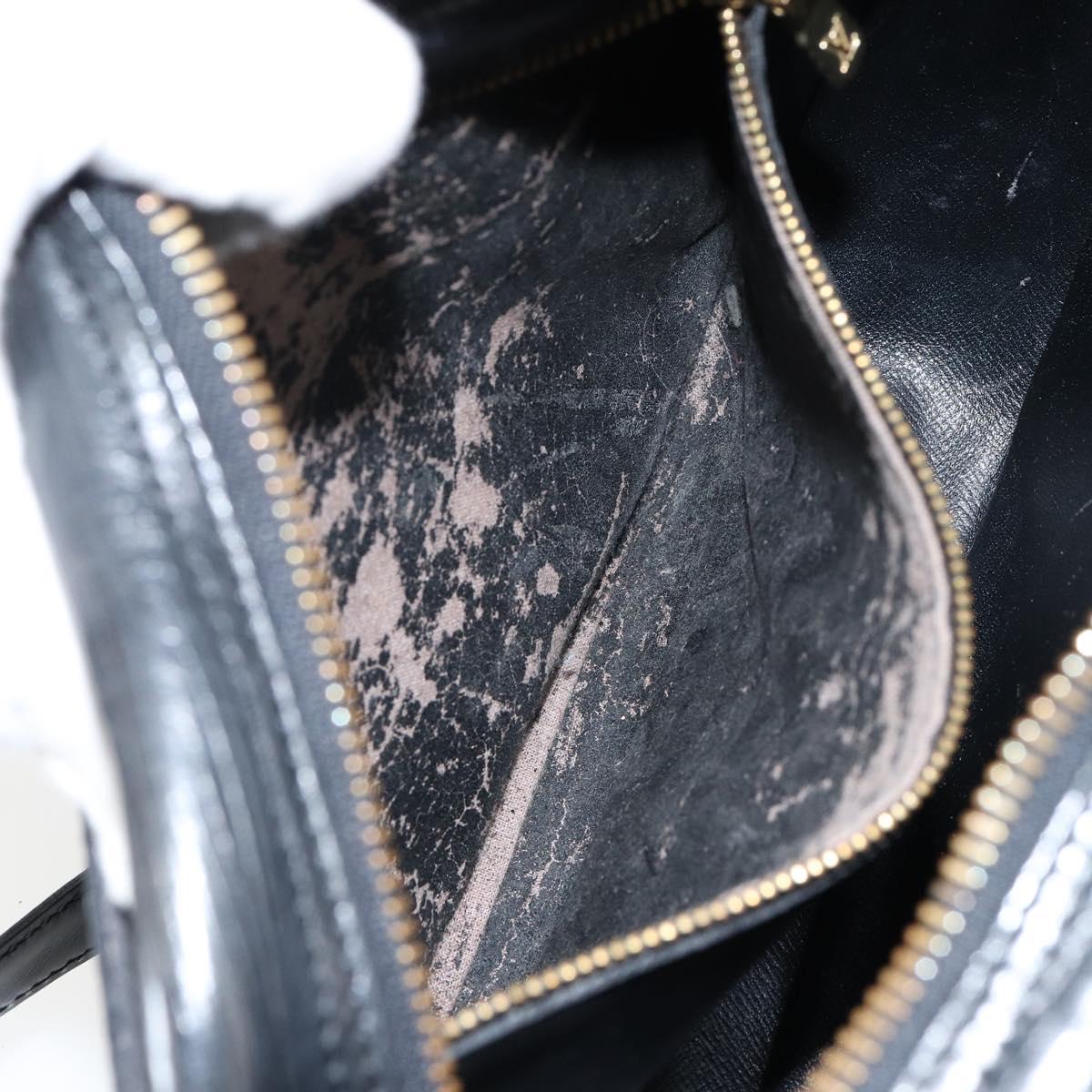 LOUIS VUITTON Epi Jeune Fille MM Shoulder Bag Black M52152 LV Auth BA6258