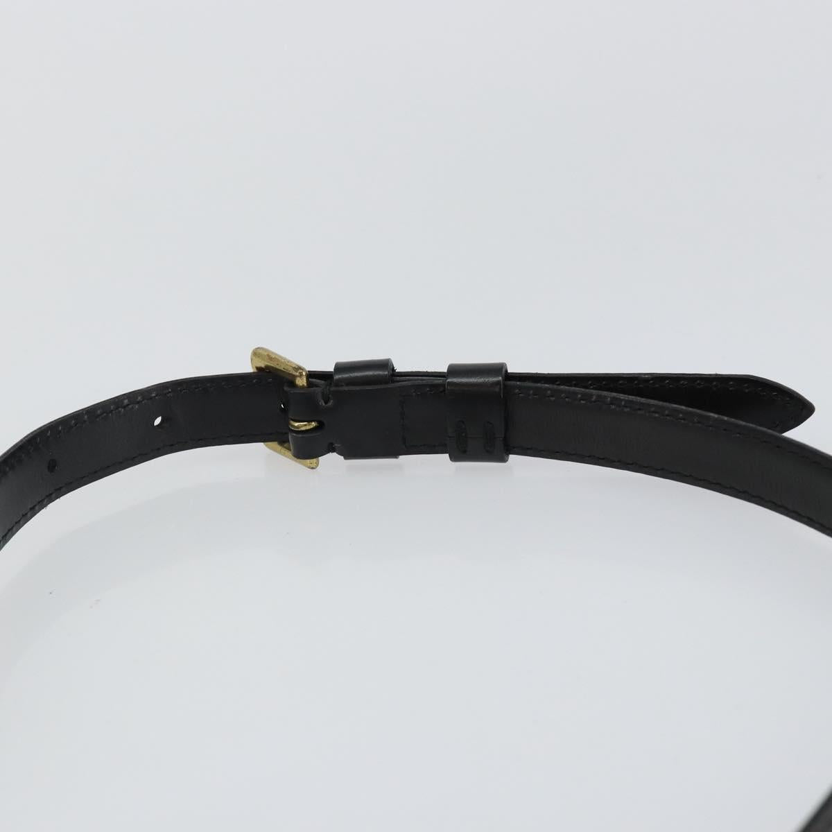 LOUIS VUITTON Epi Jeune Fille MM Shoulder Bag Black M52152 LV Auth BA6258