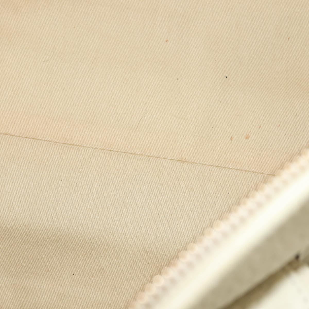 Chloe Tote Bag Leather Beige Gold Auth BA6273