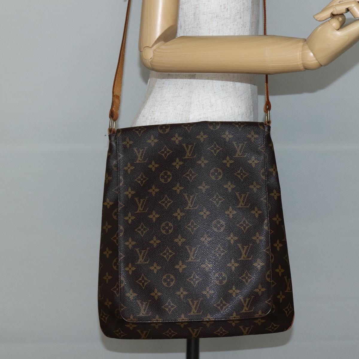 LOUIS VUITTON Monogram Musette Shoulder Bag M51256 LV Auth BA6275