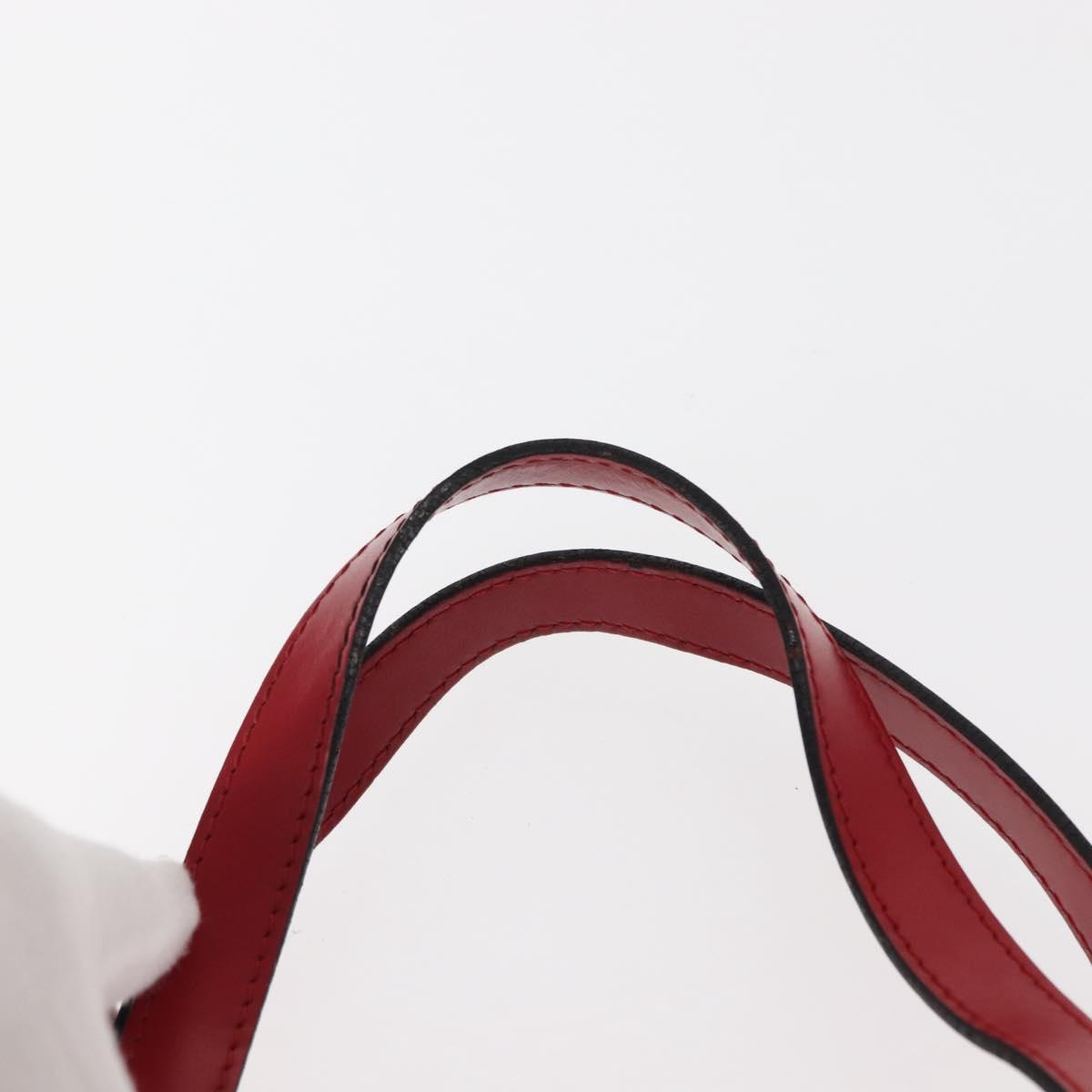 LOUIS VUITTON Epi Soufflot Hand Bag Red M52227 LV Auth BA6278