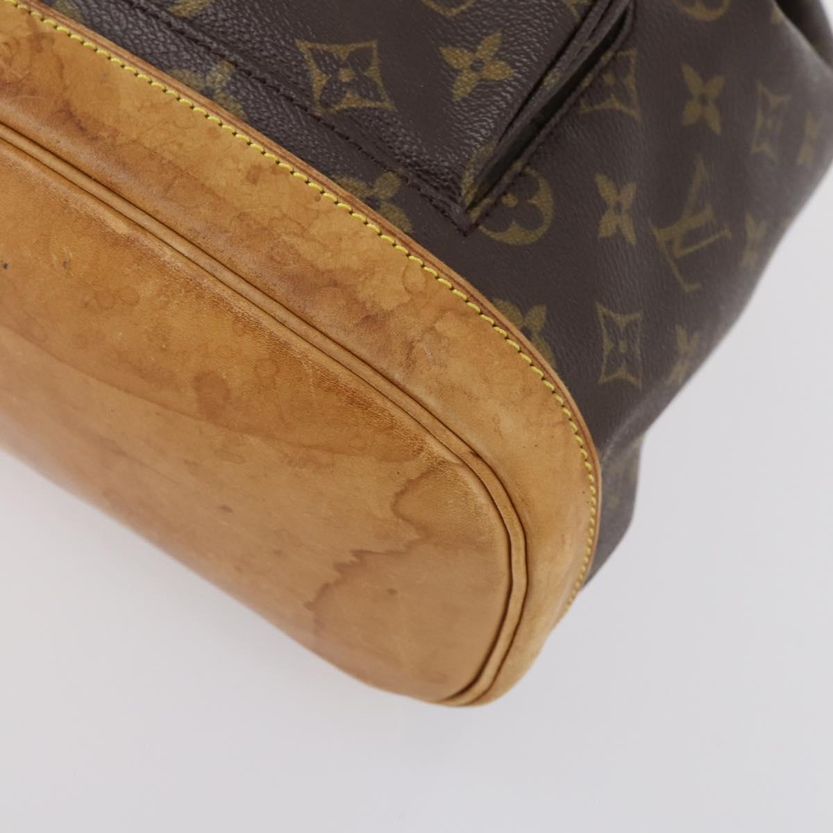 LOUIS VUITTON Monogram Montsouris MM Backpack M51136 LV Auth BA6279