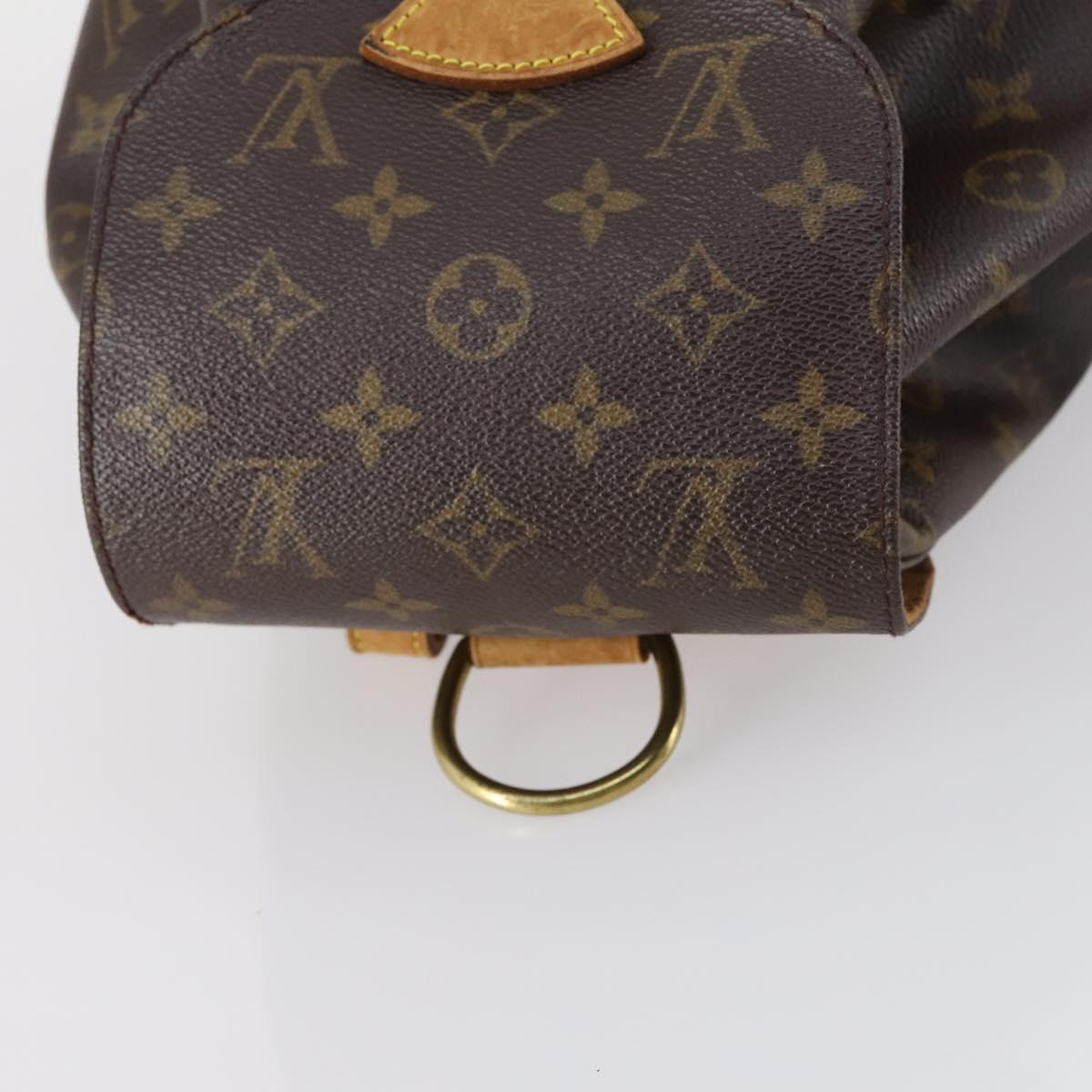 LOUIS VUITTON Monogram Montsouris MM Backpack M51136 LV Auth BA6279