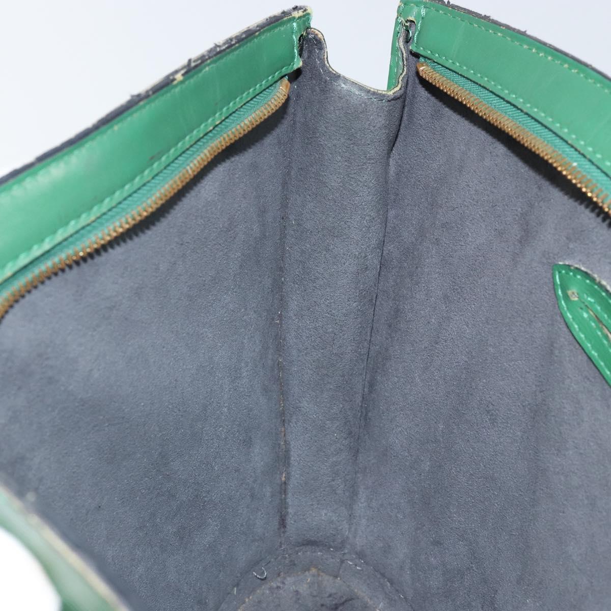 LOUIS VUITTON Epi Saint Jacques Hand Bag Green M52274 LV Auth BA6312