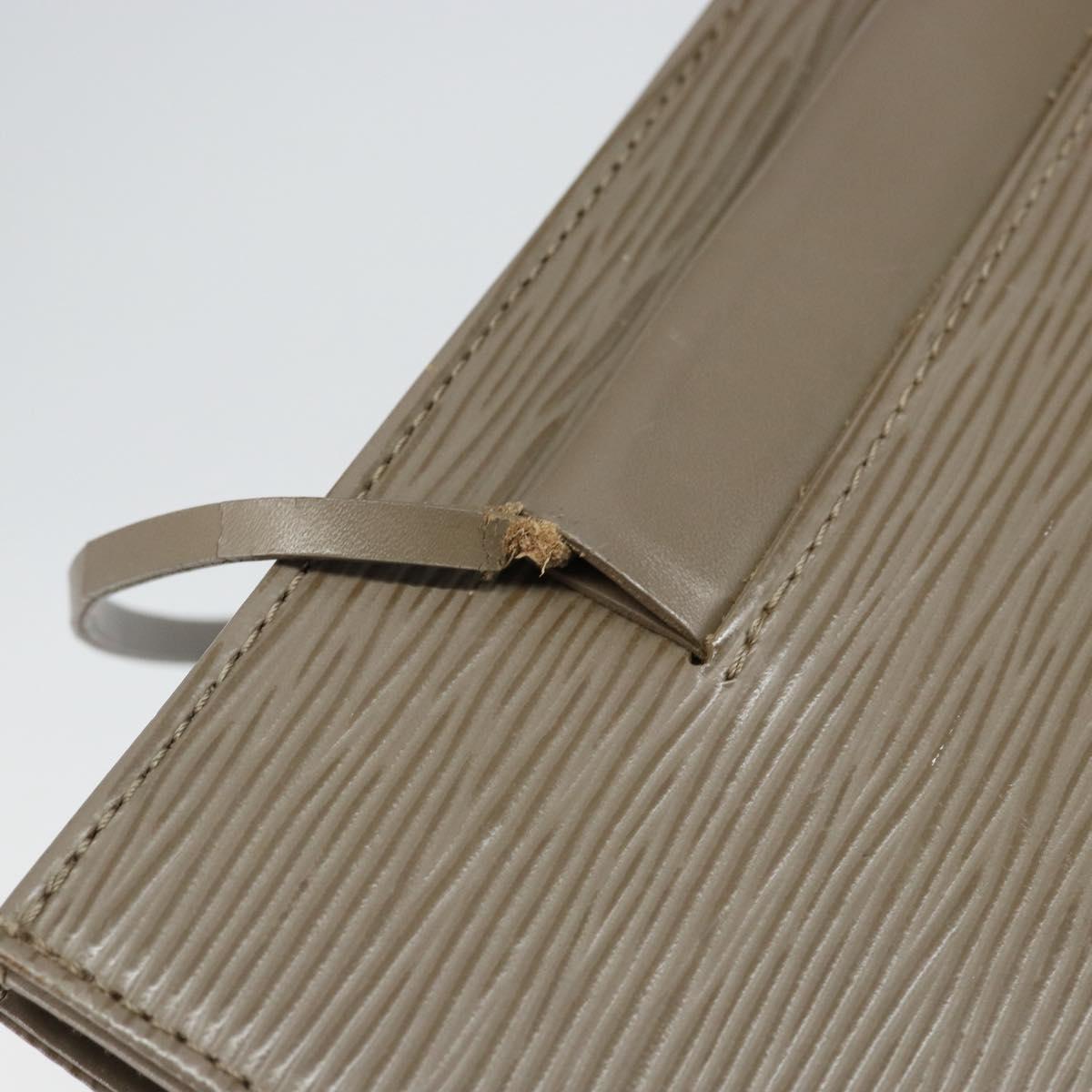 LOUIS VUITTON Epi Saint Tropez Shoulder Bag Gray Lilac M5246B LV Auth BA6313