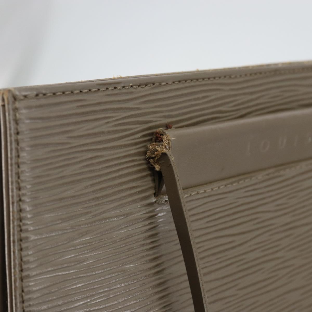 LOUIS VUITTON Epi Saint Tropez Shoulder Bag Gray Lilac M5246B LV Auth BA6313