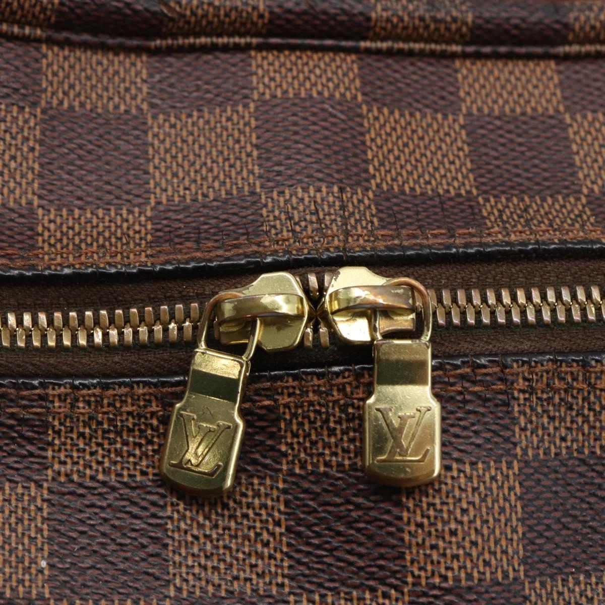 LOUIS VUITTON Damier Ebene Naviglio Shoulder Bag N45255 LV Auth BA6314