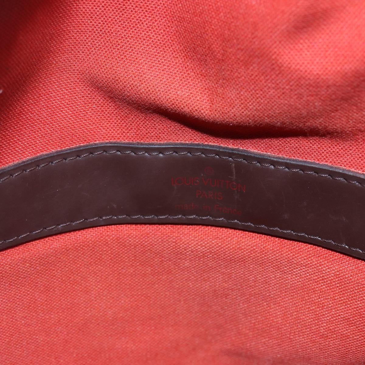 LOUIS VUITTON Damier Ebene Naviglio Shoulder Bag N45255 LV Auth BA6314