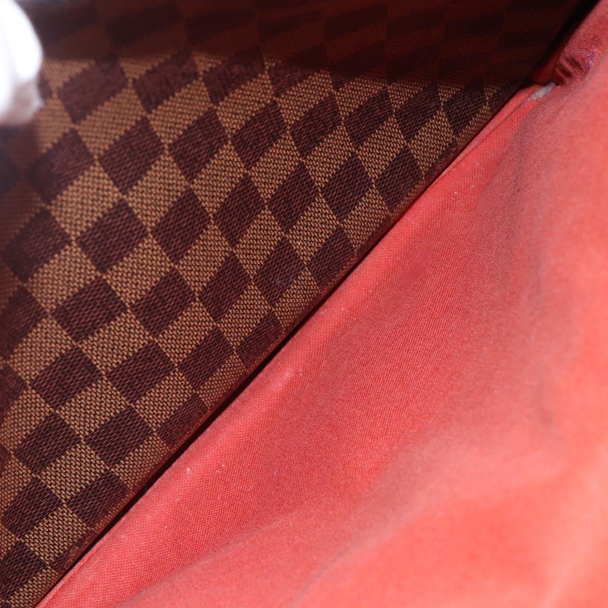 LOUIS VUITTON Damier Ebene Naviglio Shoulder Bag N45255 LV Auth BA6314