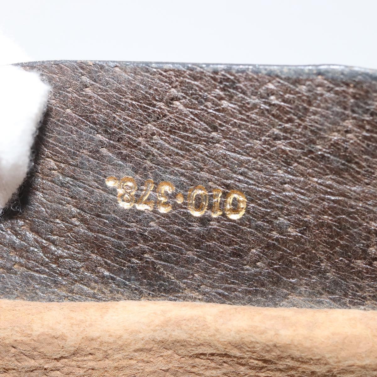GUCCI GG Supreme Web Sherry Line Clutch Bag PVC Beige Gold 010 378 Auth BA6330