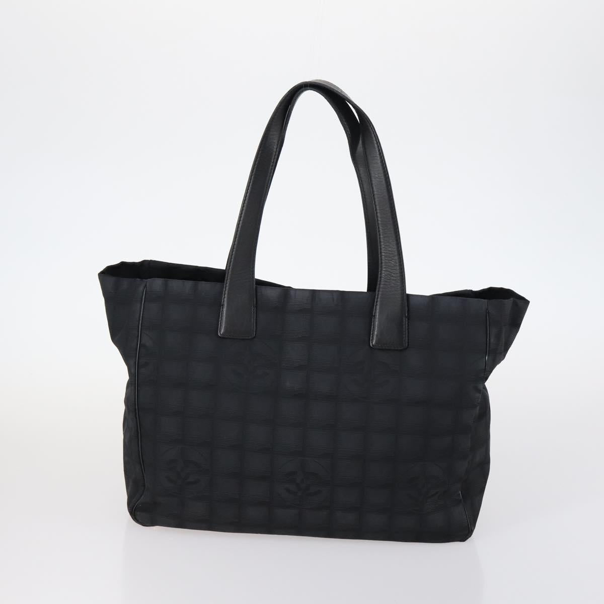 PRADA Hermes Chanel Tote Bag Canvas 3Set Black Red gray Auth BA6334