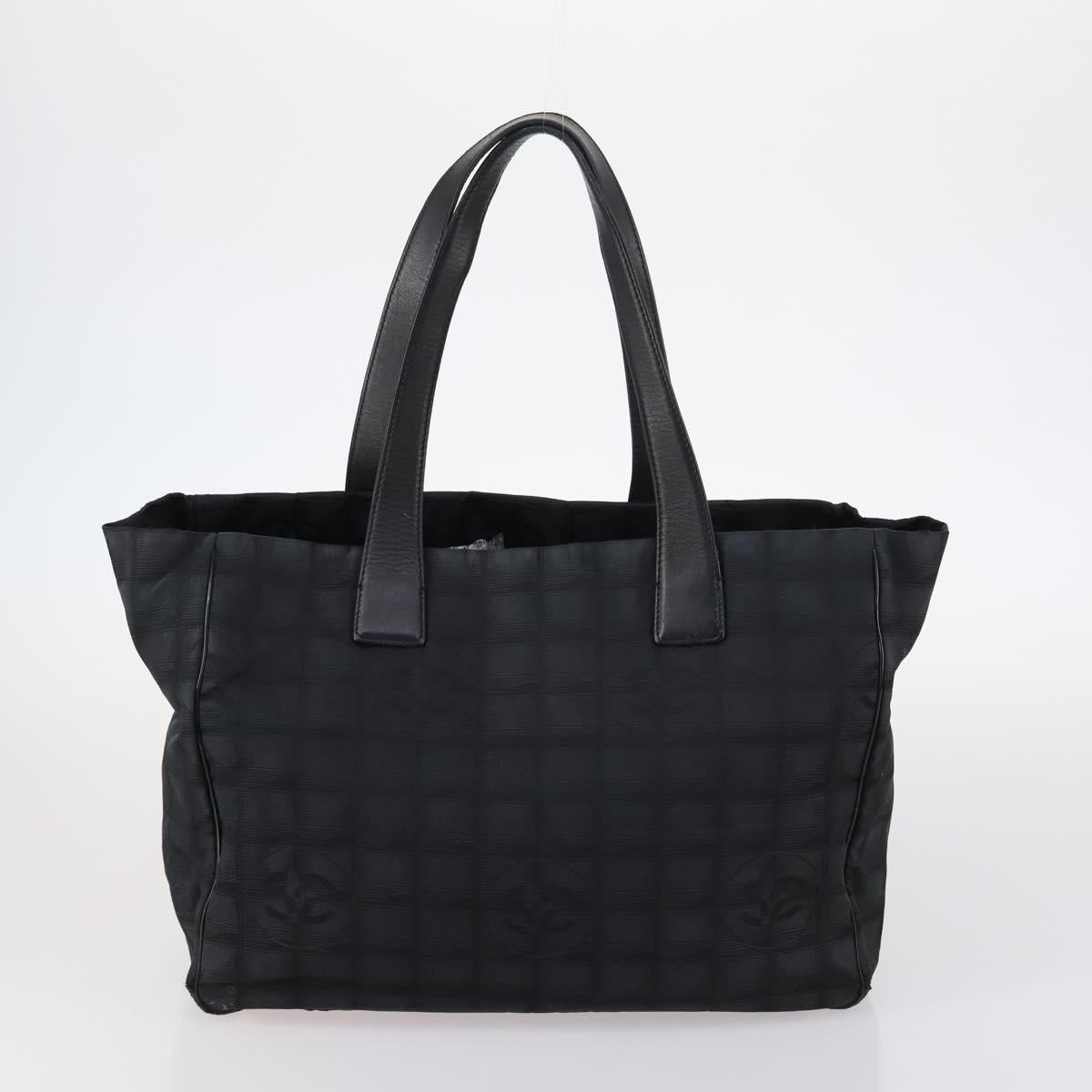 PRADA Hermes Chanel Tote Bag Canvas 3Set Black Red gray Auth BA6334