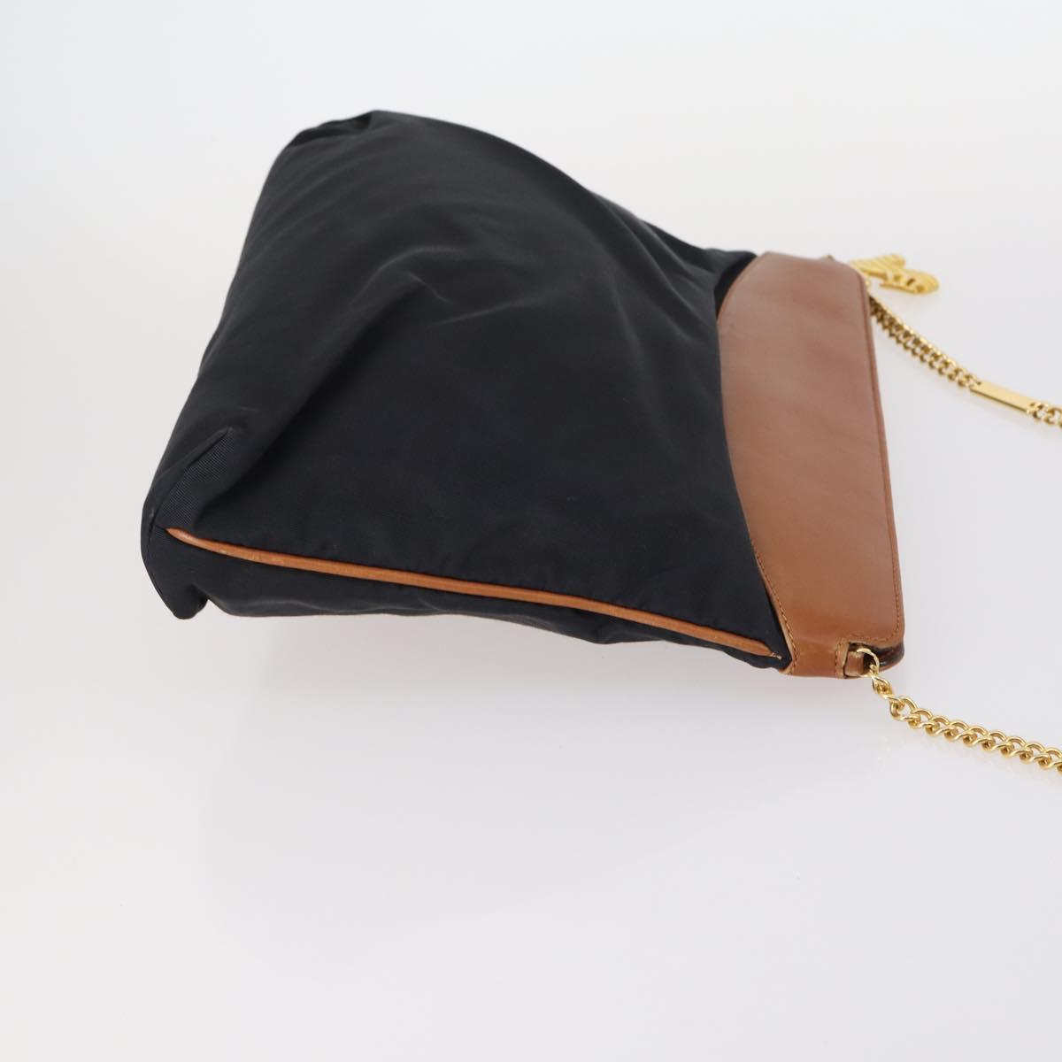 Salvatore Ferragamo Shoulder Bag Leather Canvas 3Set Red Black Auth BA6335