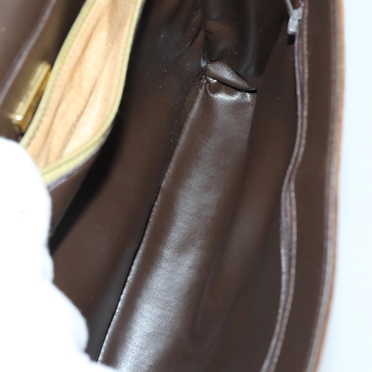 BALLY Givenchy Shoulder Bag Leather 3Set Black Navy Auth BA6336