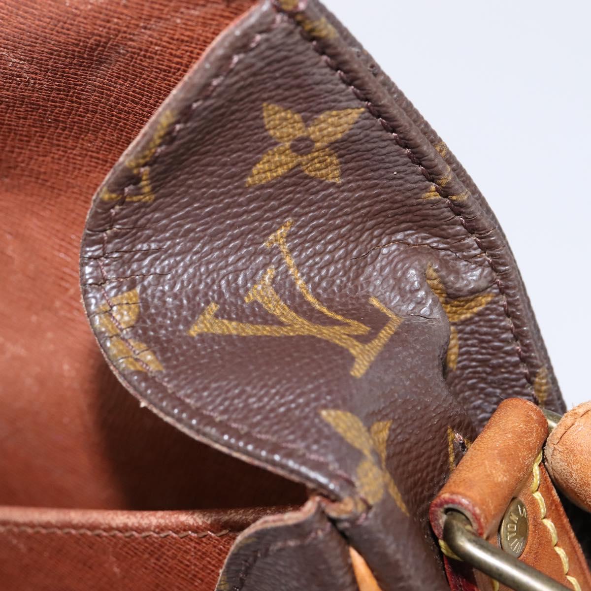 LOUIS VUITTON Monogram Cartouchiere MM Shoulder Bag M51253 LV Auth BA6340