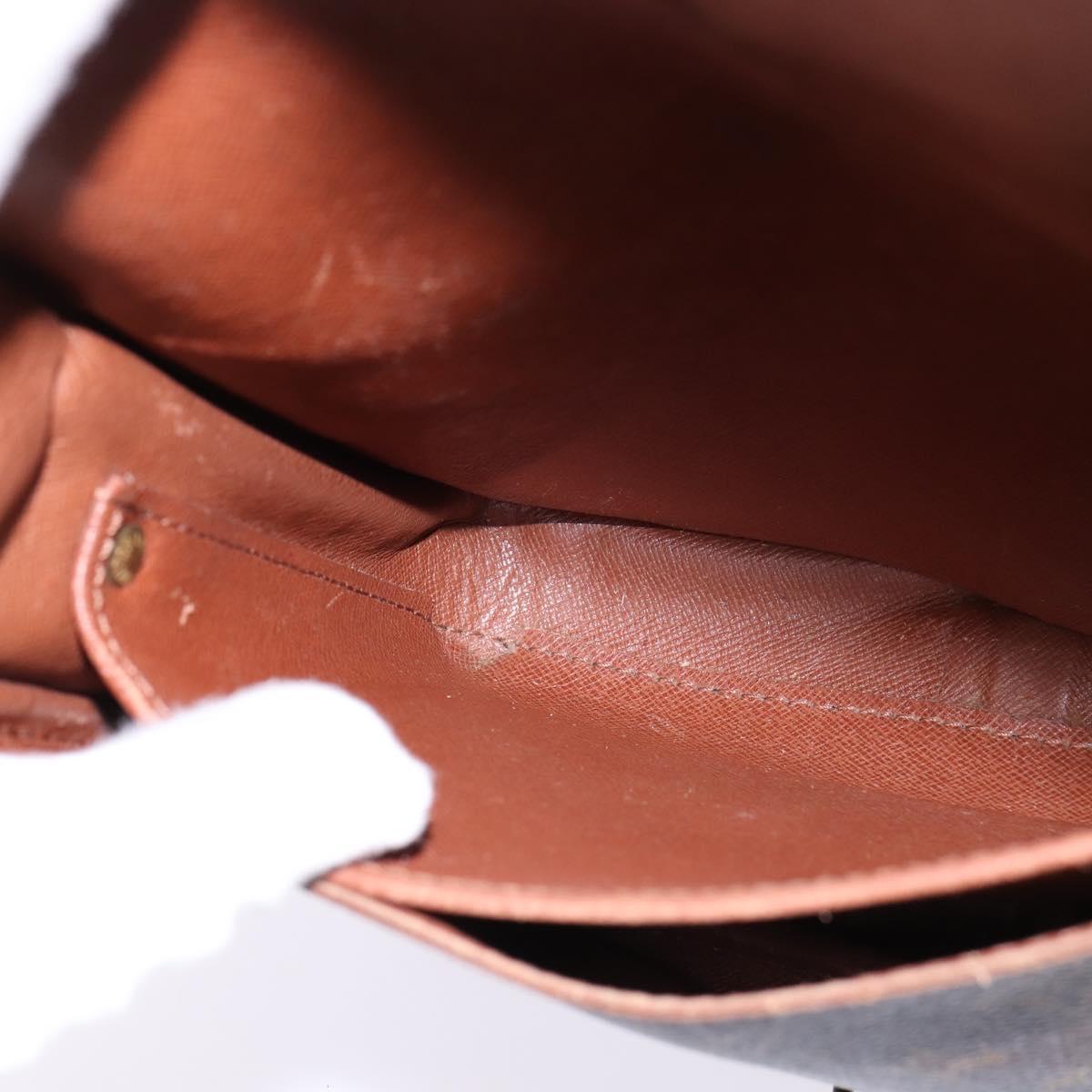 LOUIS VUITTON Monogram Cartouchiere MM Shoulder Bag M51253 LV Auth BA6340