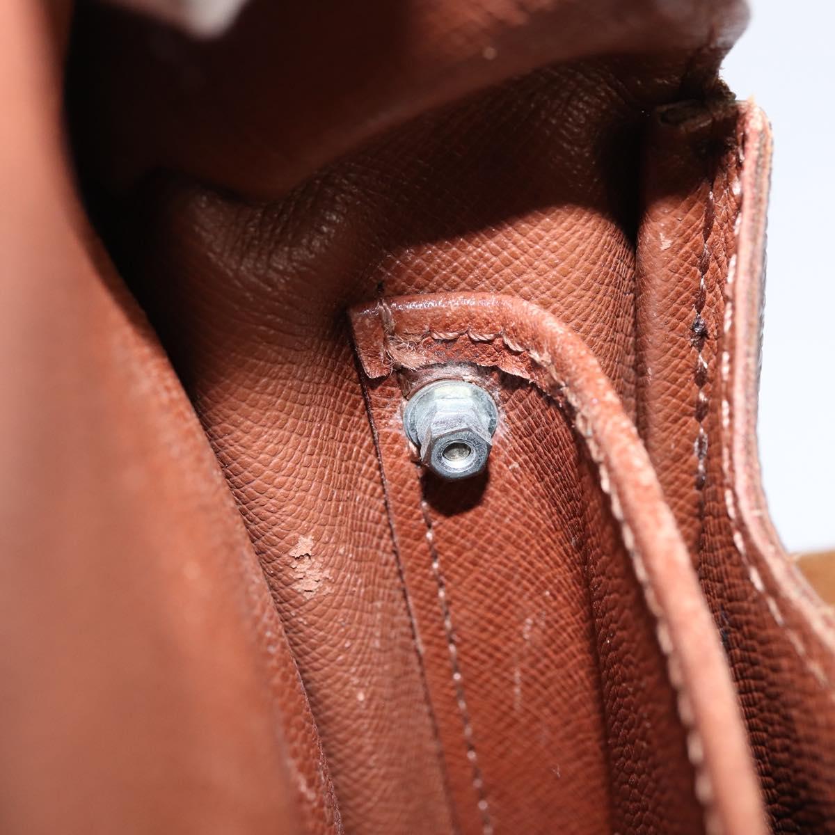 LOUIS VUITTON Monogram Cartouchiere MM Shoulder Bag M51253 LV Auth BA6340